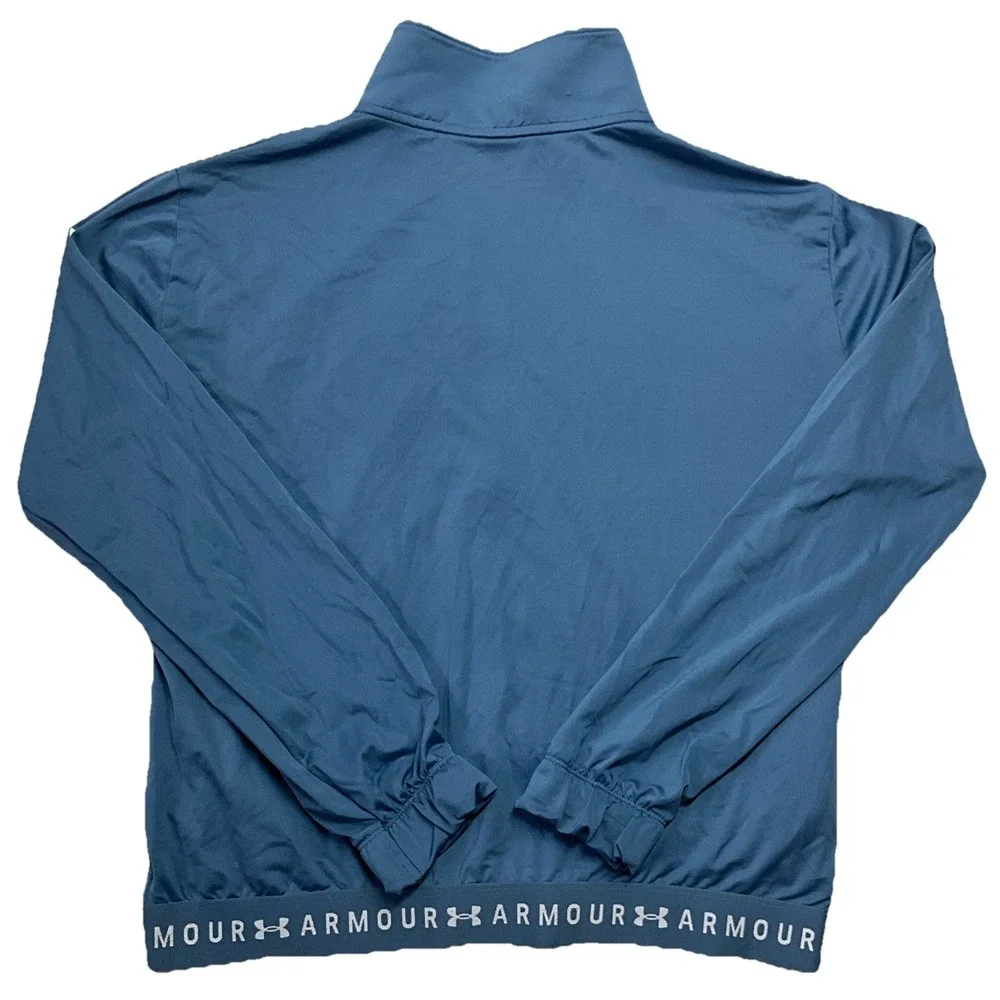 Under Armour Full‎ Zip Long Sleeve Jacket Womens S Blue